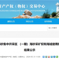 超17.5元/方！福建漳州國企近3億元競得儲量超1900萬方海砂礦